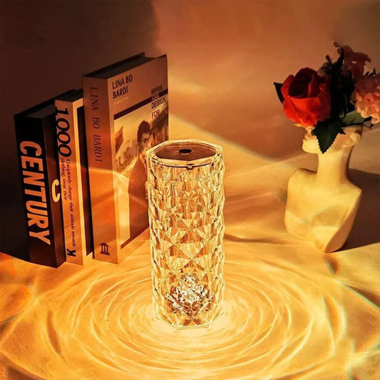 Crystal Table Lamp - OmniOasis Finds